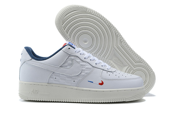 Women's Air Force 1 Low Top White Shoes 067
